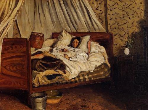 Frederic Bazille Monet after His Accident at the Inn of Chailly china oil painting image